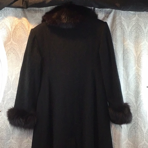 100% LAMBSWOOL FUR COAT SZ 10 - Picture 15 of 15